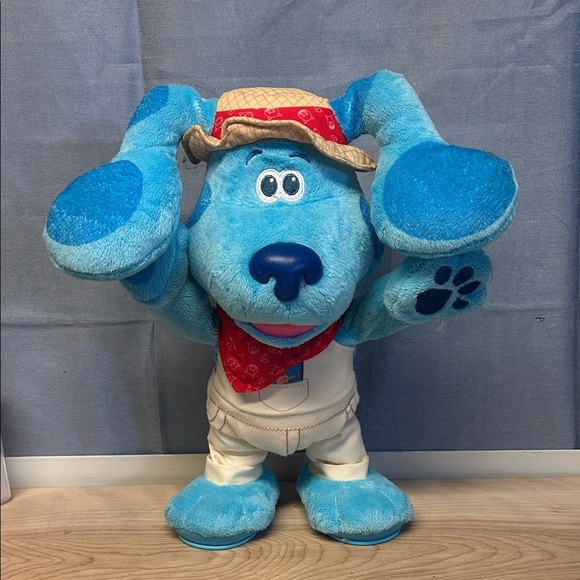 Nickelodeon Other - Blue's Clues and You! Bingo Blue Plush Stuffed Animal with Sounds and Movement